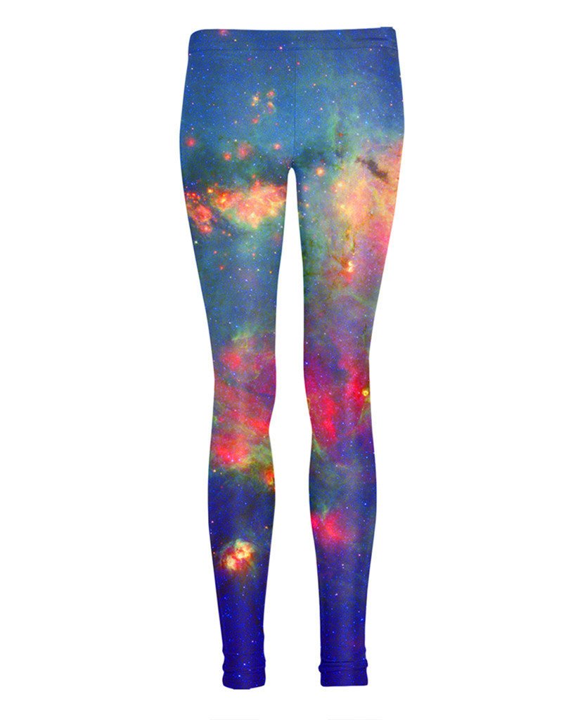Green Nebula Leggings *Ready to Ship*