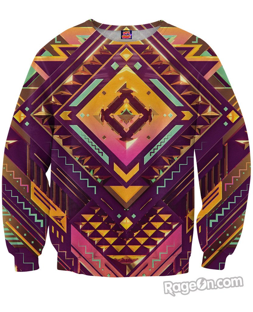 Golden Pattern Sweatshirt
