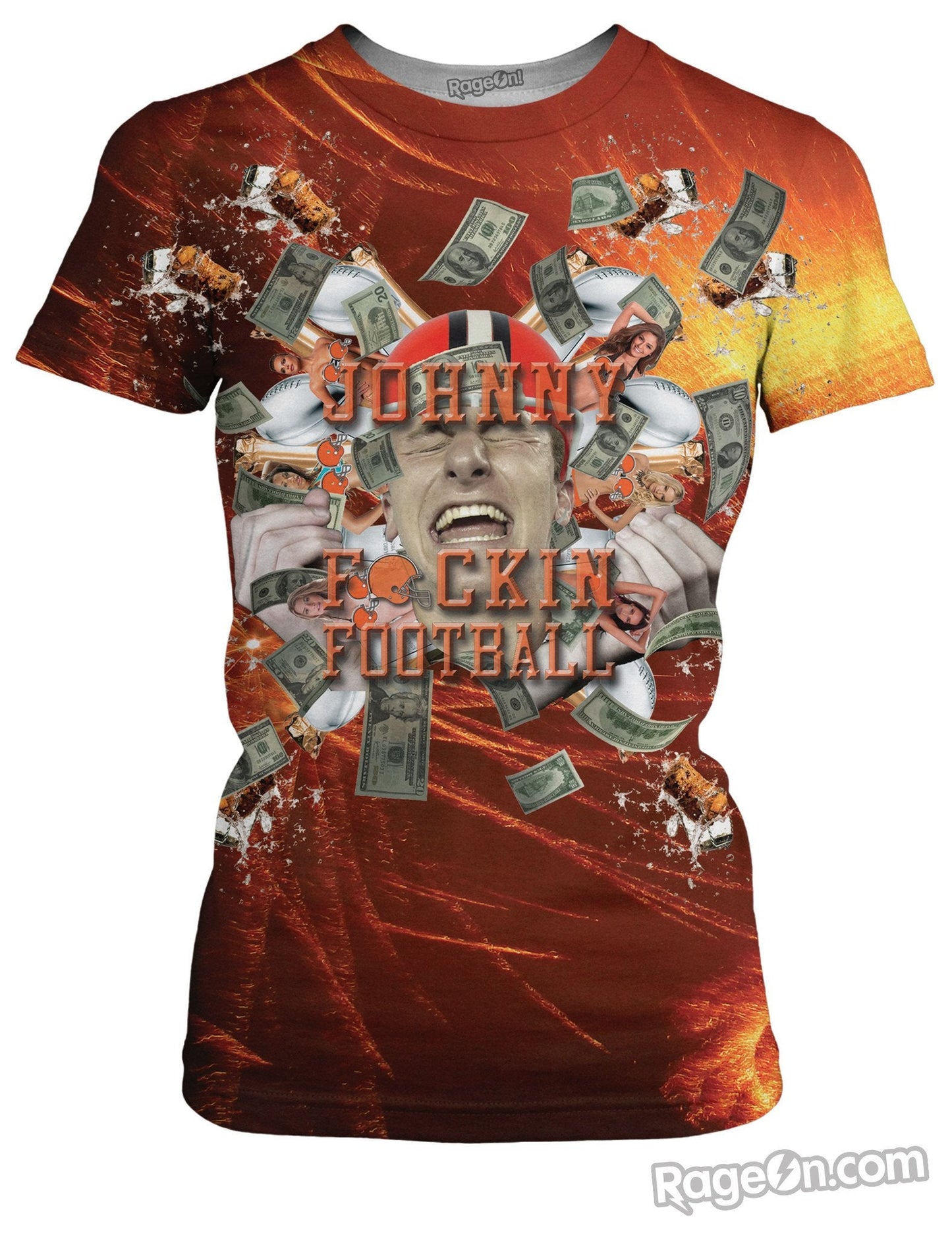 Johnny Fuckin Football T-Shirt