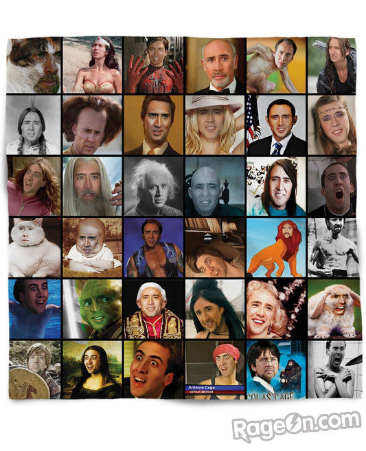 Nicolas Cage Rage Faces Bandana