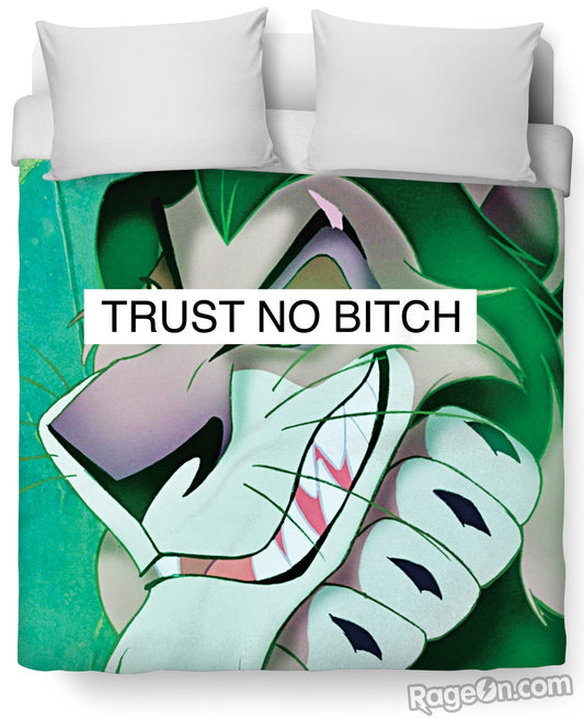 Trust No Bitch Scar Duvet Cover