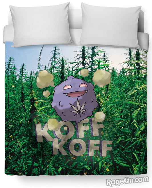 Koffing Duvet Cover