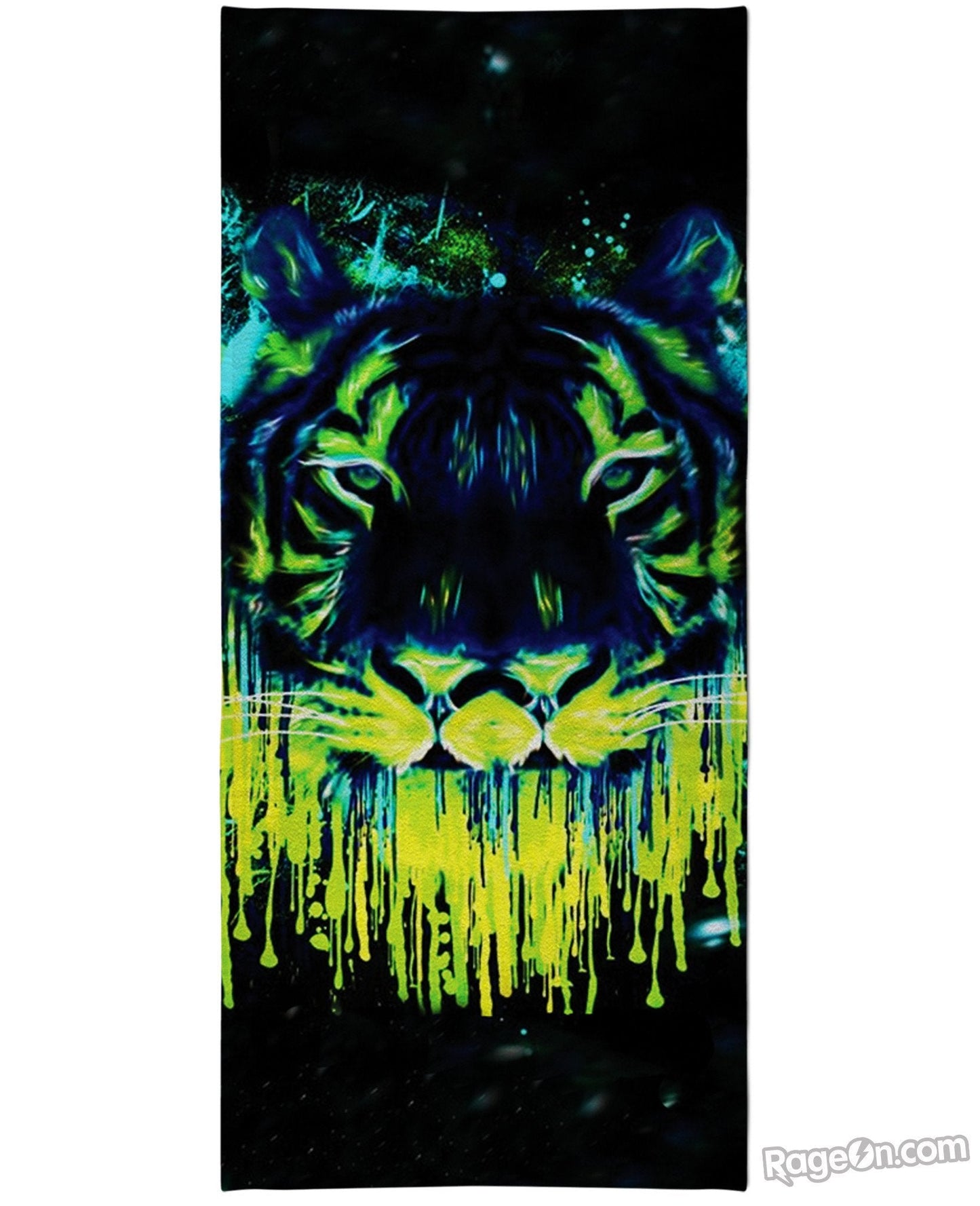 Tiger Drippy Beach Towel