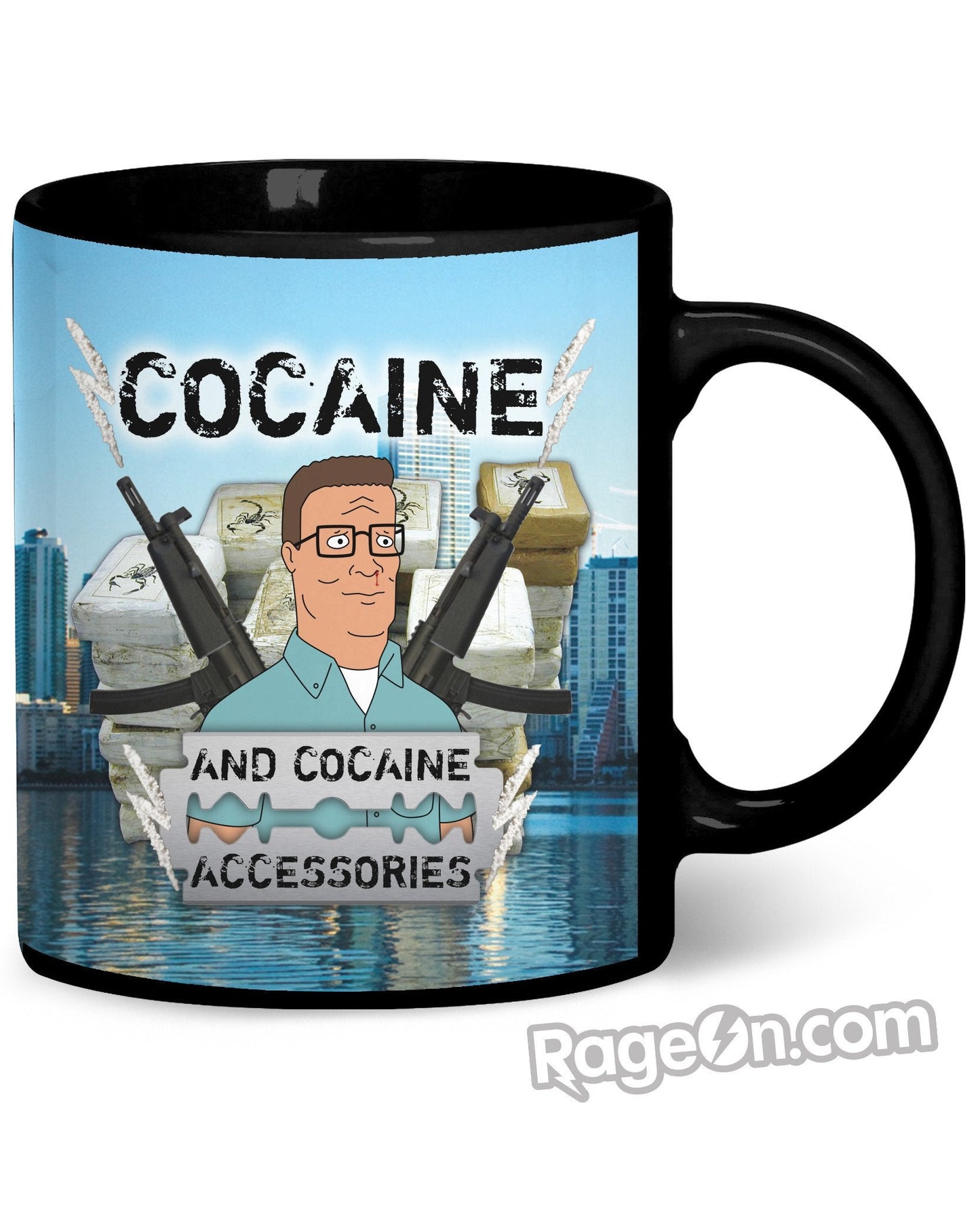 Cocaine and Cocaine Accessories Coffee Mug