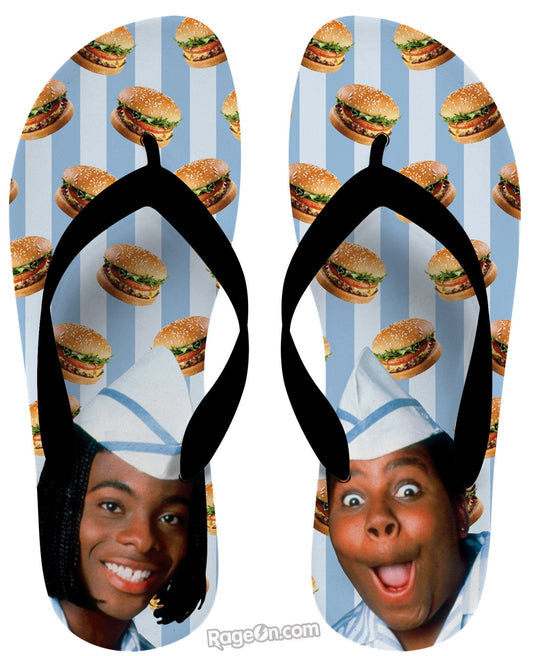 Good Burger Flip Flops
