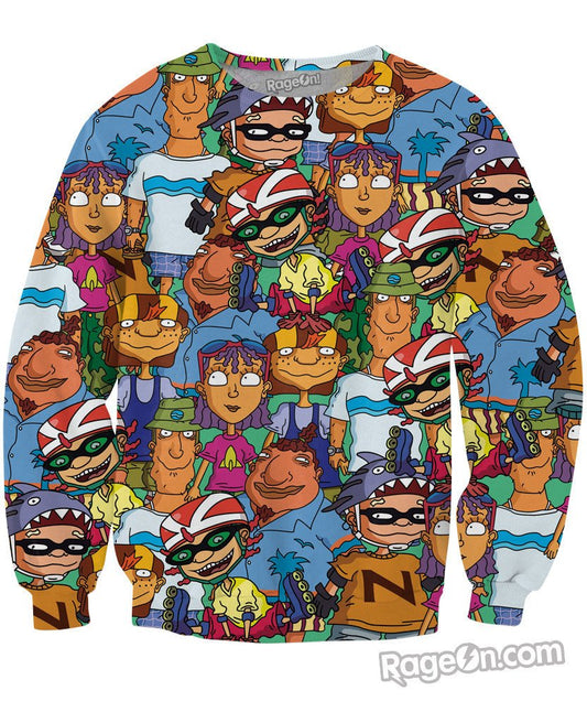 Rocket Power Crewneck Sweatshirt *Ready to Ship*