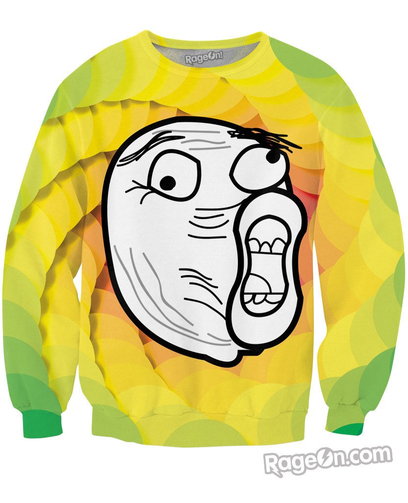 LOL Face Crewneck Sweatshirt