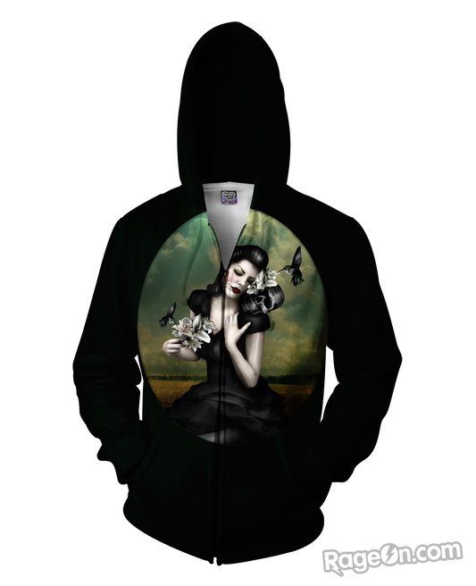 Exit Ghost Zip-Up Hoodie