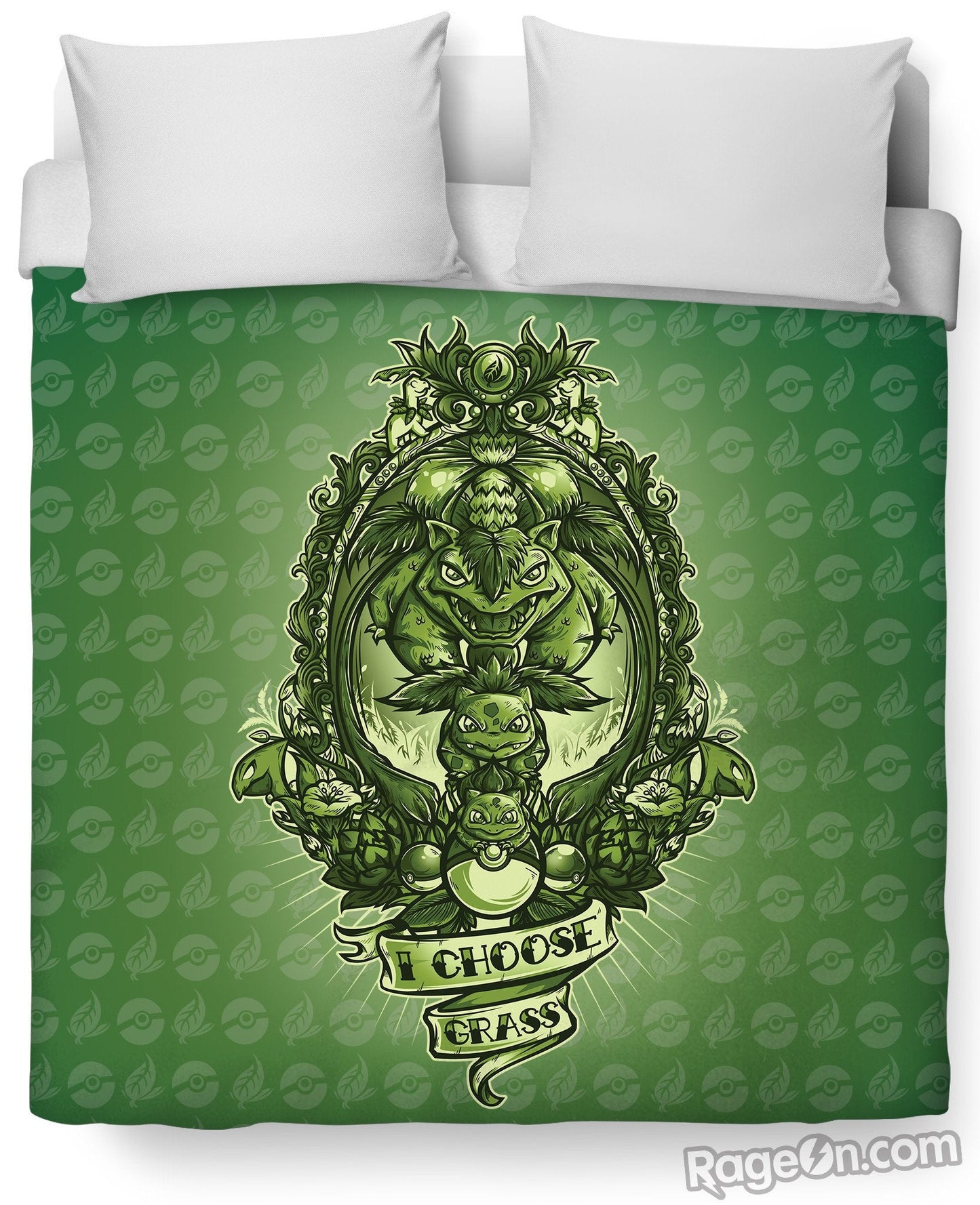 I Choose Grass Duvet Cover