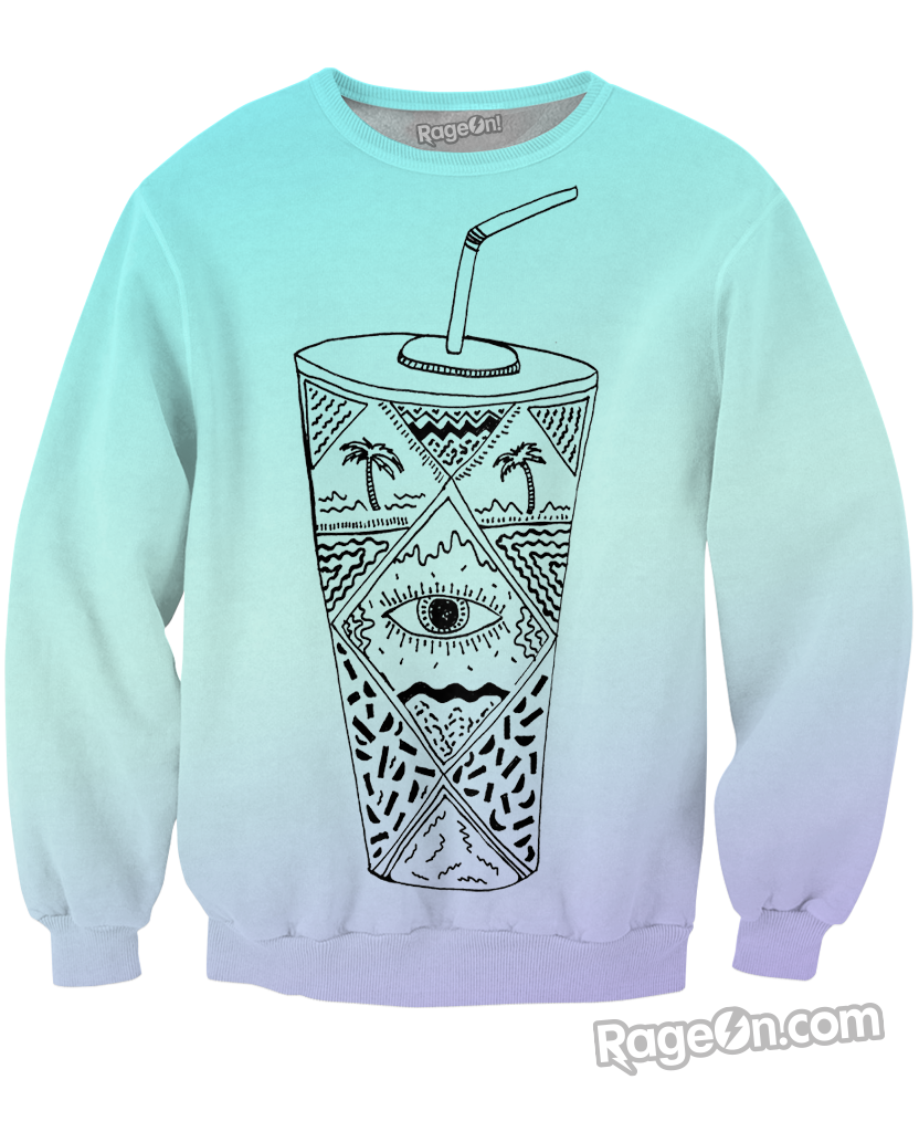 Soda Wavves Crewneck Sweatshirt