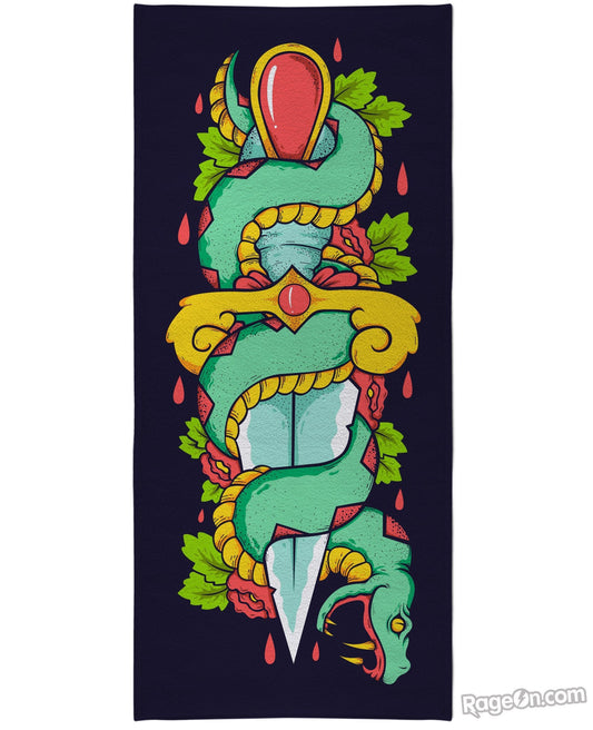 Snake Bitch Beach Towel