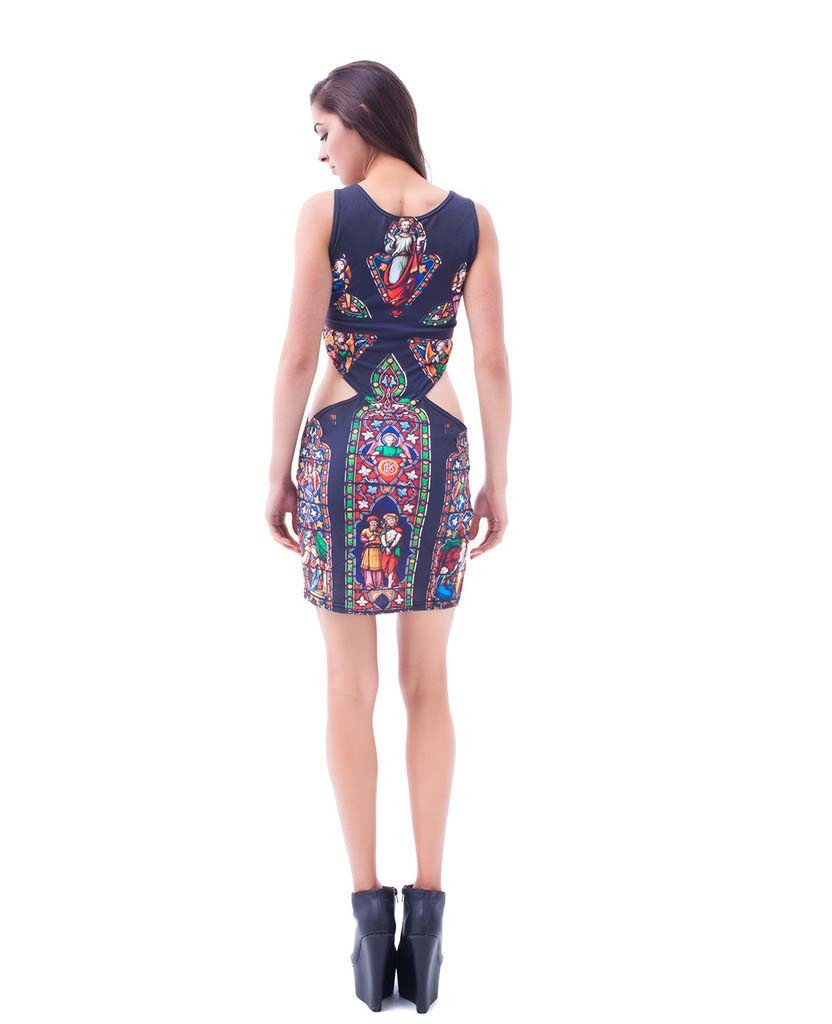 Stained Glass Cut Dress *Ready to Ship*