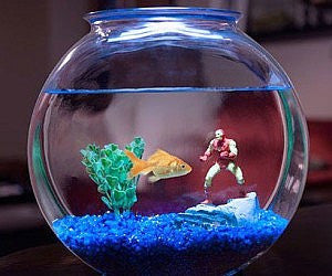 Iron Man Aquarium Ornament